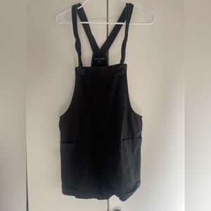 MIOUMUSE Black Short Overalls